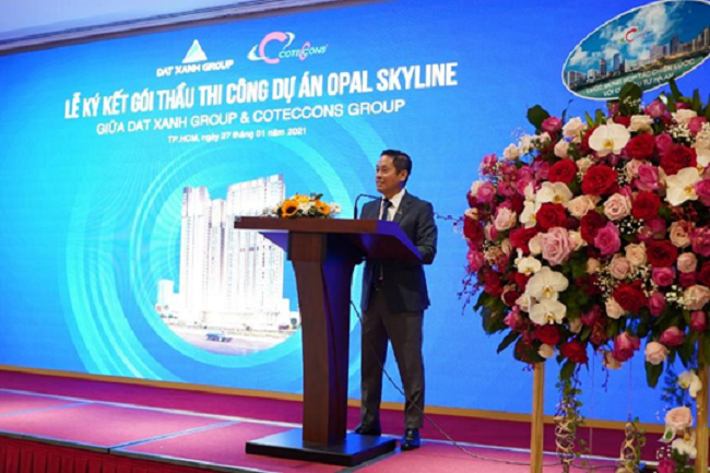 Tập đoàn Đất Xanh và Coteccons bắt tay xây dựng dự án Opal Skyline 1