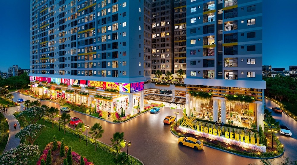 Tận hưởng chuỗi tiện ích hiện đại tại Legacy Central 1