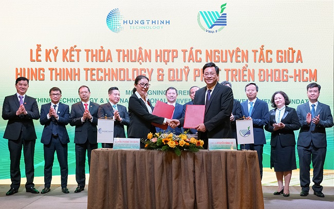 Tập đoàn Hưng Thịnh ký kết hợp tác chiến lược với Đại học Quốc gia TP. HCM 1