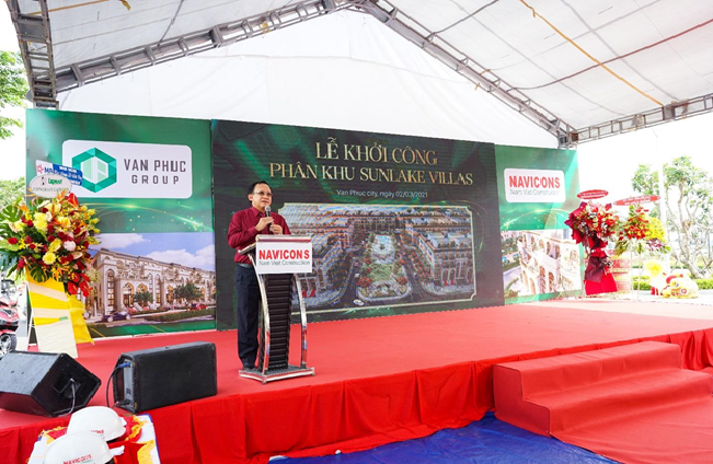 Khởi công xây dựng phân khu Sunlake Villas tại Van Phuc City 1