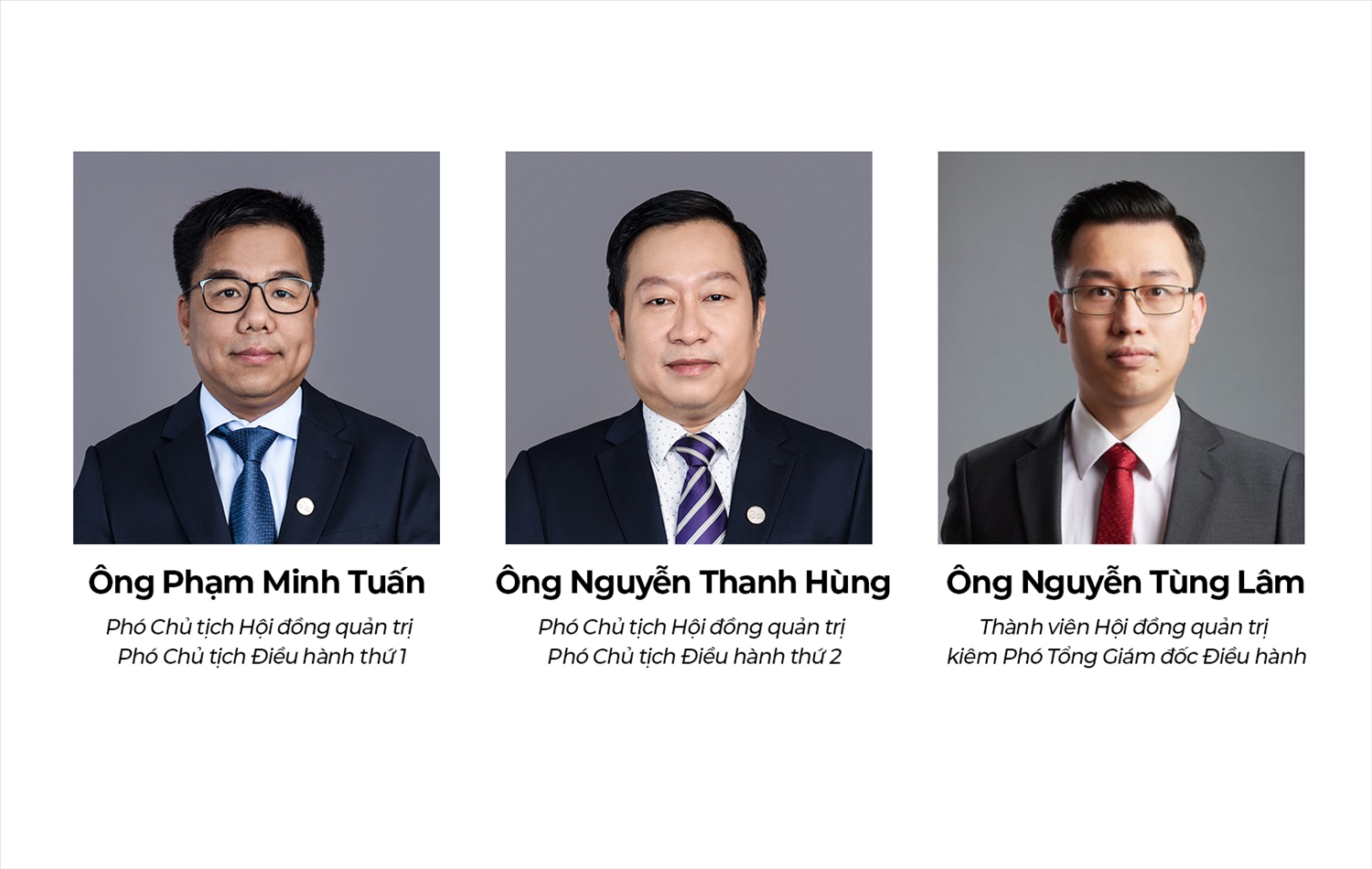 Ông Phạm Minh Tuấn, Nguyễn Thanh Hùng làm phó Chủ tịch điều hành HĐQT BambooCapital