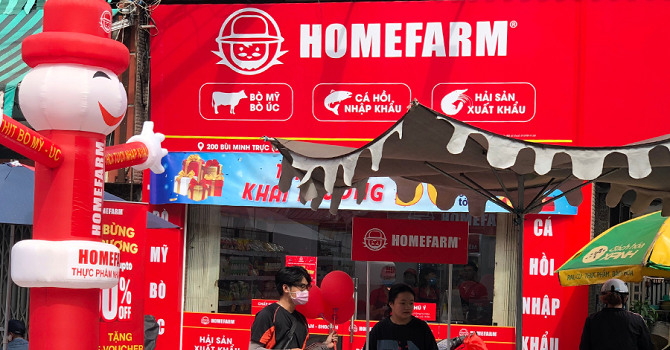 Chuỗi Homefarm nhận vốn hướng tới 1.000 cửa hàng thực phẩm