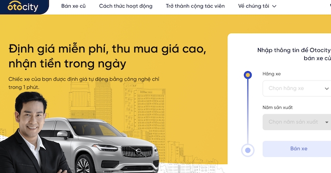 Tân binh mảng giao hàng chuyển sang bán xe hơi cũ 1