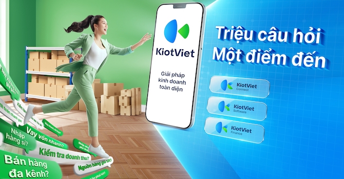 KiotViet cung cấp giải pháp kinh doanh toàn diện cho các tiểu thương