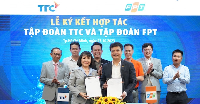 FPT và TTC chính thức trở thành đối tác chiến lược