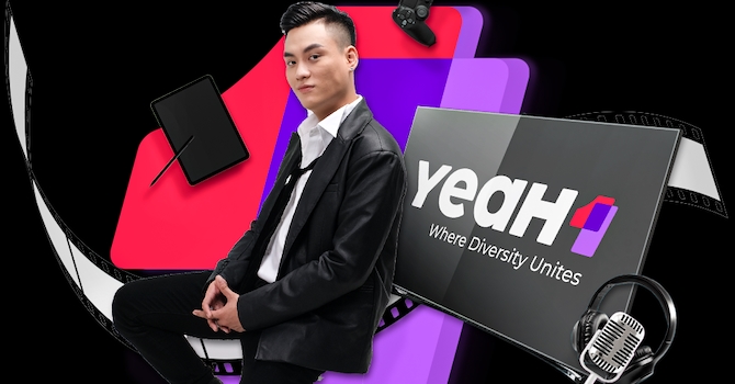 Hình hài của Yeah1 trong tấm áo mới