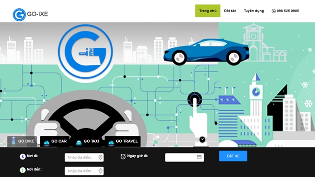 Ứng dụng gọi xe Go-Ixe thí điểm xe hợp đồng điện tử Go-car tại TP.HCM