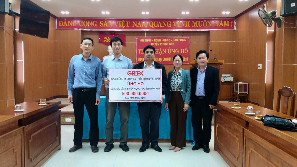 Gelex tiếp tục hỗ trợ người dân vùng lũ tại Quảng Nam 1