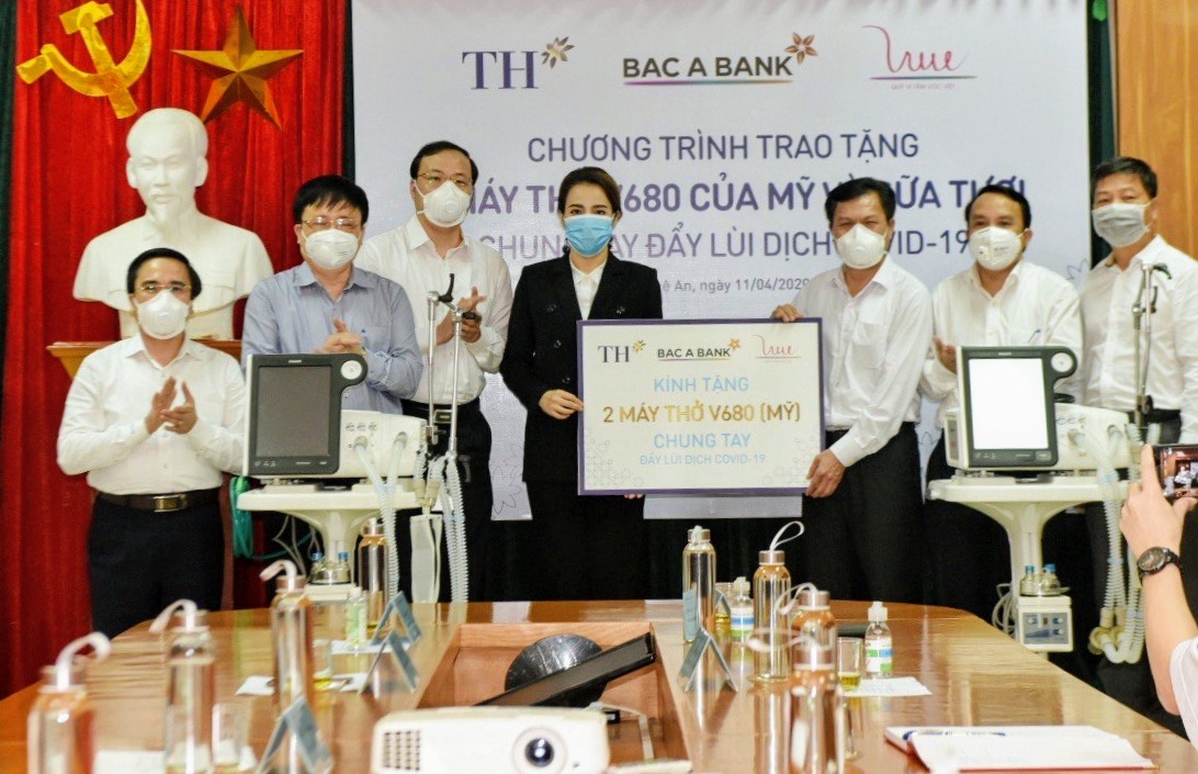 Tập đoàn TH và ngân hàng Bắc Á tặng hơn 15 tỷ đồng chống dịch Covid-19