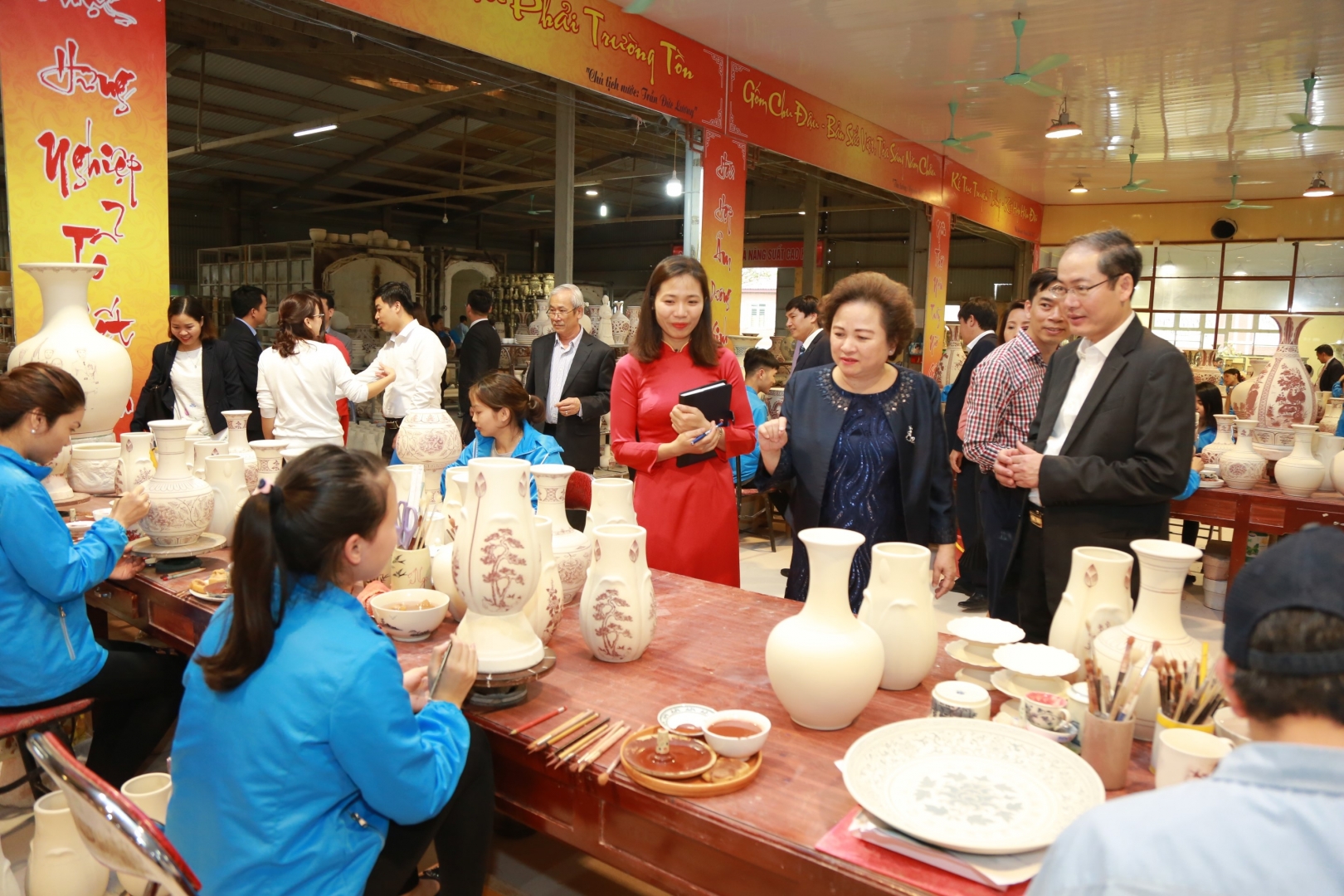 Gốm Chu Đậu trở thành điểm du lịch làng nghề của Tỉnh Hải Dương