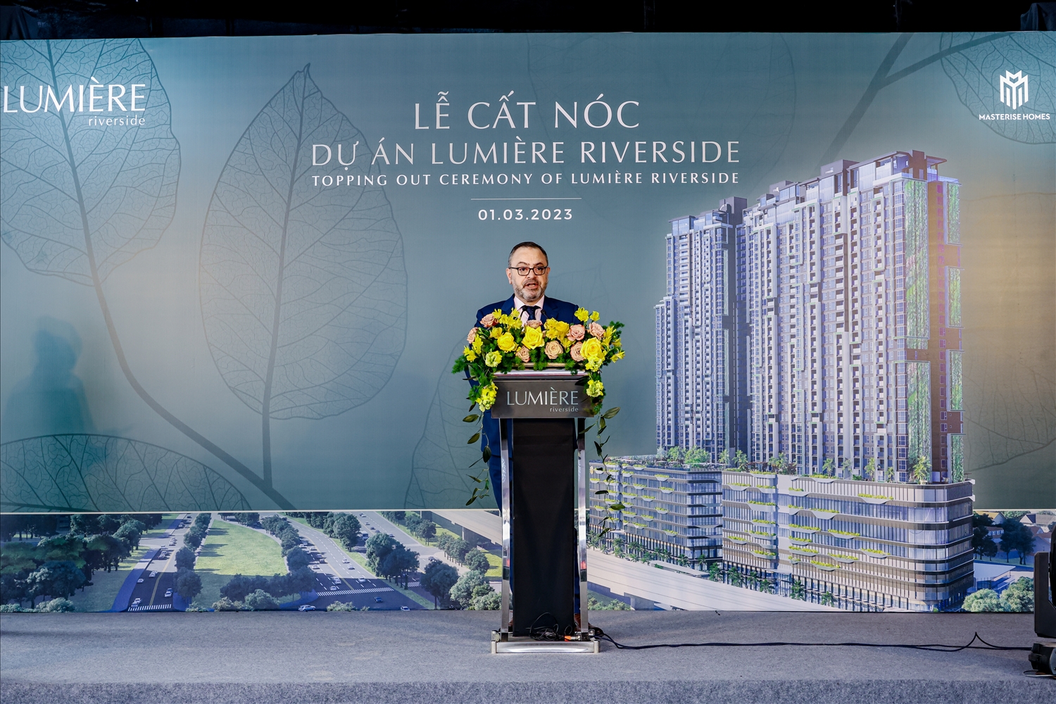 Masterise Homes chính thức cất nóc dự án LUMIÈRE riverside 1