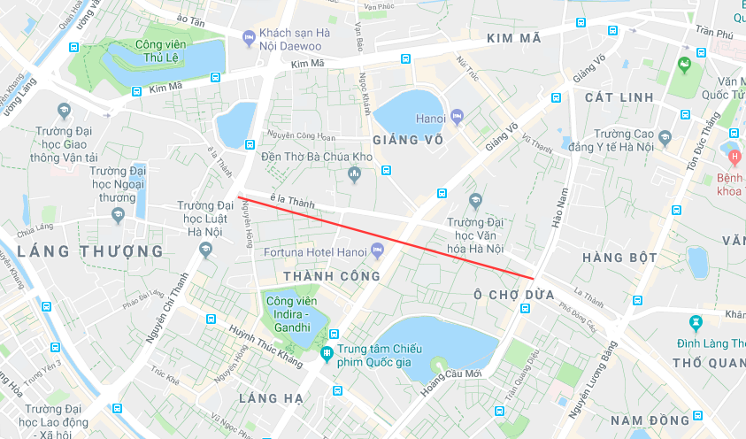 Gần 8.000 tỷ làm 2,2 km đường Hoàng Cầu - Voi Phục