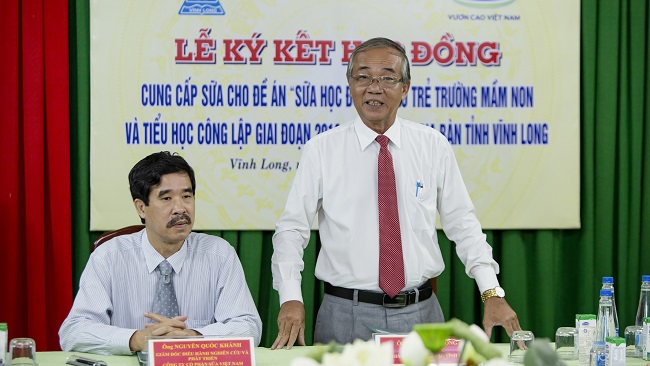 Vinamilk chính thức là nhà cung cấp sữa học đường tại tỉnh Vĩnh Long 1