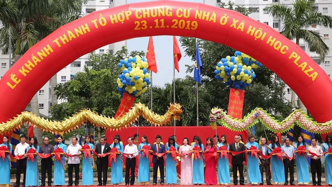 Địa ốc Hoàng Quân khánh thành dự án HQC Plaza