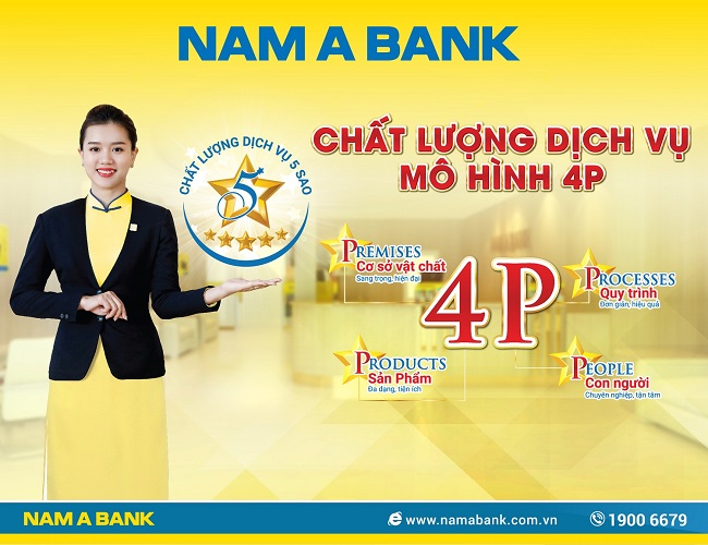 Nam A Bank cùng chiến lược nâng tầm chất lượng dịch vụ 5 sao