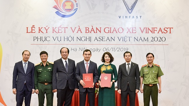 VinFast là phương tiện di chuyển chính thức của ASEAN 2020