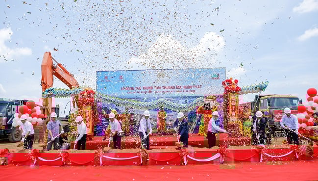 Địa ốc Cát Tường tổ chức động thổ Trung tâm thương mại Ngân Phát 1