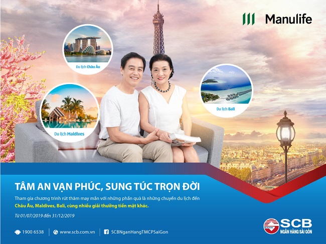 Cơ hội du lịch châu Âu với chương trình 'Tâm an vạn phúc - Sung túc trọn đời' của SCB