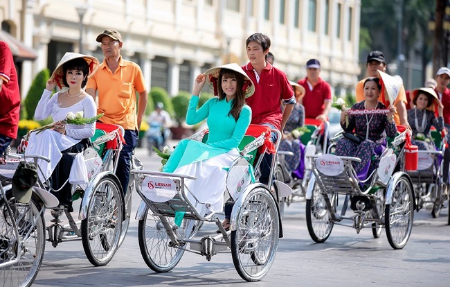 Xe lôi Châu Đốc, An Giang tạo điểm nhấn ấn tượng cho du khách 1