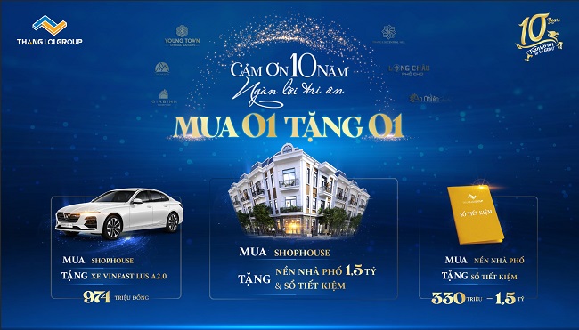 Thắng Lợi Group tung gói khuyến mãi khủng “mua nhà tặng ngay xế xịn” 1