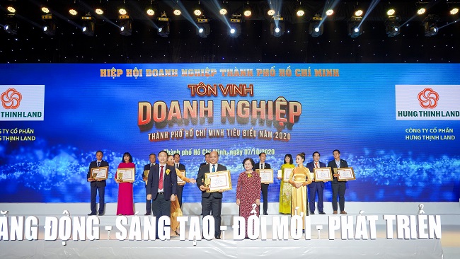 Hưng Thịnh thắng lớn loạt giải doanh nghiệp, doanh nhân TP.HCM tiêu biểu năm 2020 2