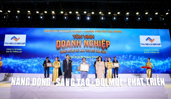 Thắng Lợi Group được vinh danh là doanh nghiệp tiêu biểu, xuất sắc năm 2020