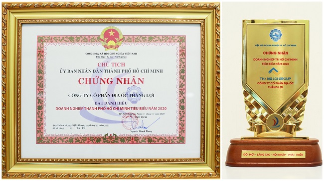 Thắng Lợi Group được vinh danh là doanh nghiệp tiêu biểu, xuất sắc năm 2020 1