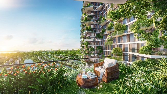 Dự án căn hộ có 400 khu vườn trên cao tại Ecopark 2