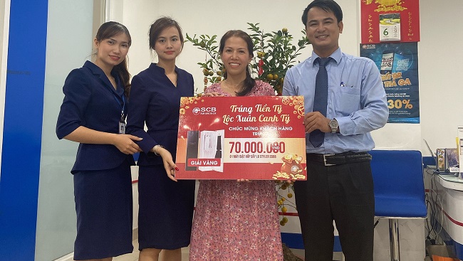 SCB quay số đợt 3 và 4 chương trình 'Trúng tiền tỷ - Lộc xuân Canh Tý' 1