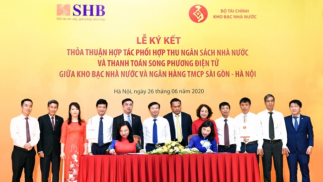 SHB phối hợp thu ngân sách nhà nước và thanh toán song phương