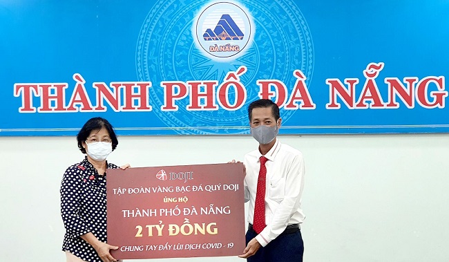 Hai doanh nghiệp của ông Đỗ Minh Phú ủng hộ Đà Nẵng 4 tỷ đồng 1