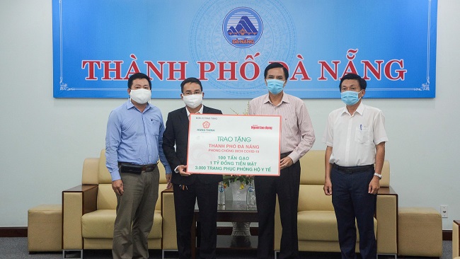 Tập đoàn Hưng Thịnh tiếp sức Đà Nẵng và Quảng Nam phòng chống dịch Covid-19 2