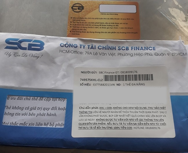 SCB cảnh báo thủ đoạn lừa đảo mở thẻ tín dụng giả