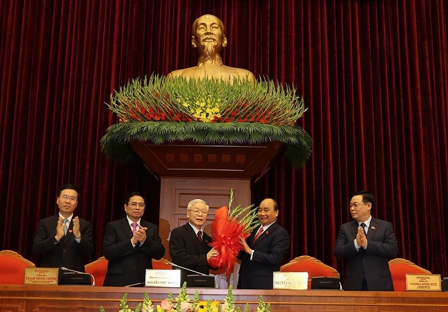Ông Nguyễn Phú Trọng tái đắc cử Tổng Bí thư khóa XIII
