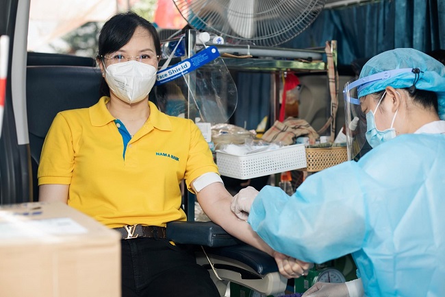 Hành trình 10 năm hiến máu cứu người ở một ngân hàng 1
