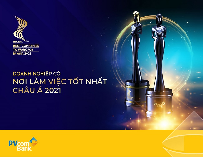 HR Asia Magazine vinh danh PVcomBank là “Nơi làm việc tốt nhất châu Á 2021”