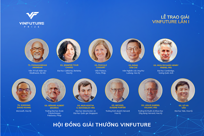 Giải VinFuture vinh danh 4 công trình khoa học phụng sự nhân loại năm 2021