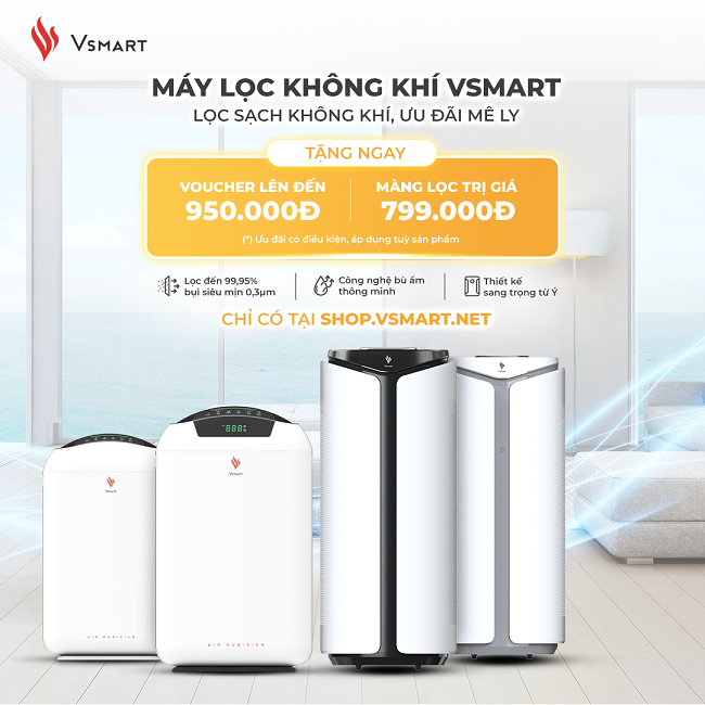 VinSmart mở bán máy lọc không khí và giải pháp nhà thông minh