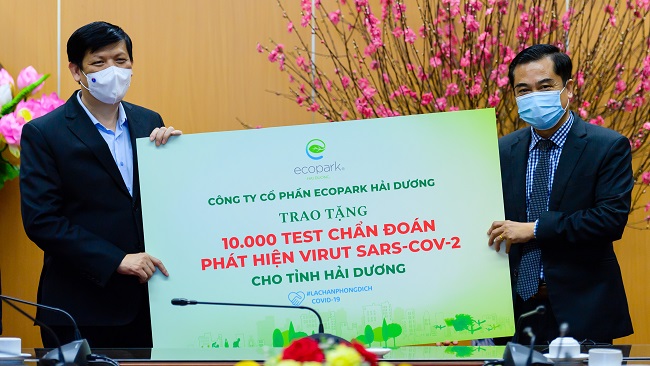 Ecopark dừng quảng cáo và sự kiện Tết để giúp Hải Dương chống Covid-19