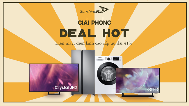 Sunshine Mall “giải phóng” hàng loạt deal hot nhân dịp đại lễ 30/4