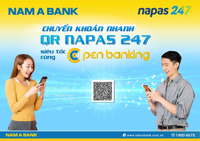 Nam A Bank trong Top ngân hàng Việt đầu tiên chuyển khoản nhanh NAPAS 247 bằng mã QR 1