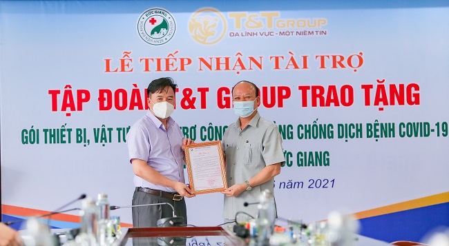 T&T Group ủng hộ 7 tỷ đồng giúp Bệnh viện Đức Giang chống dịch