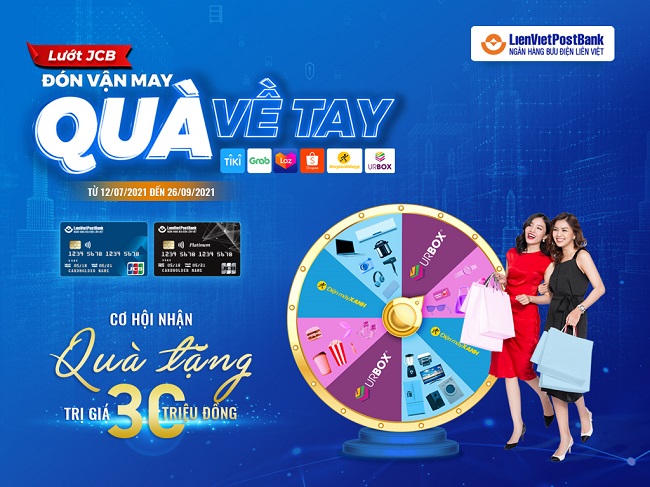 LienVietPostBank tặng quà tới 30 triệu đồng khi 'quẹt' thẻ tín dụng