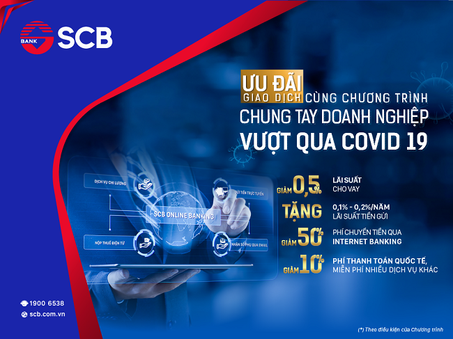 SCB tiếp tục triển khai chương trình hỗ trợ doanh nghiệp bị ảnh hưởng Covid-19