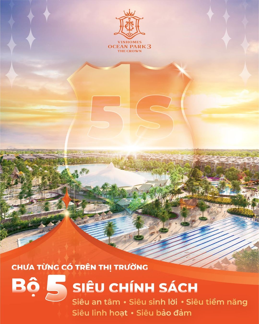 Vinhomes tung chính sách khủng tại 'siêu phẩm' Vinhomes Ocean Park 3 – The Crown