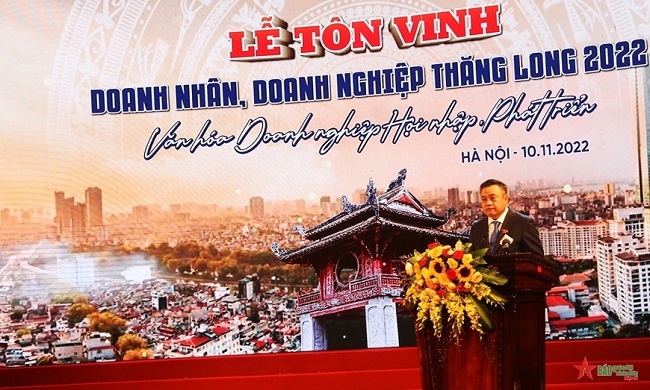 Tôn vinh gần 200 doanh nghiệp, doanh nhân Thăng Long 2022