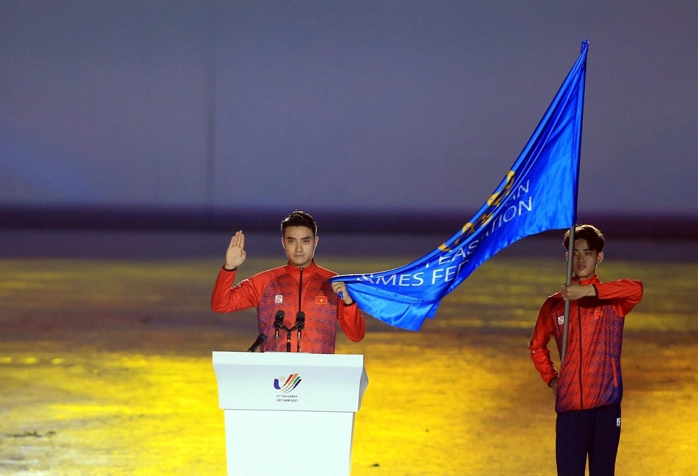 Mãn nhãn với màn trình diễn nghệ thuật đầy màu sắc tại khai mạc SEA Games 31 4