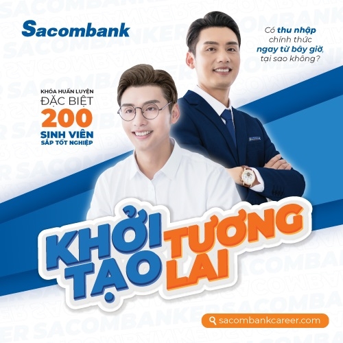 Cùng Sacombank khởi tạo tương lai