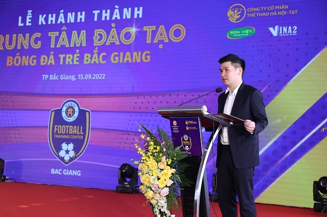 Hanoi FC khánh thành trung tâm đào tạo bóng đá trẻ tại tỉnh Bắc Giang 1