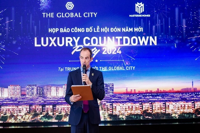 Sắp có lễ hội đếm ngược 2024 với màn pháo hoa 15 phút tại The Global City 3